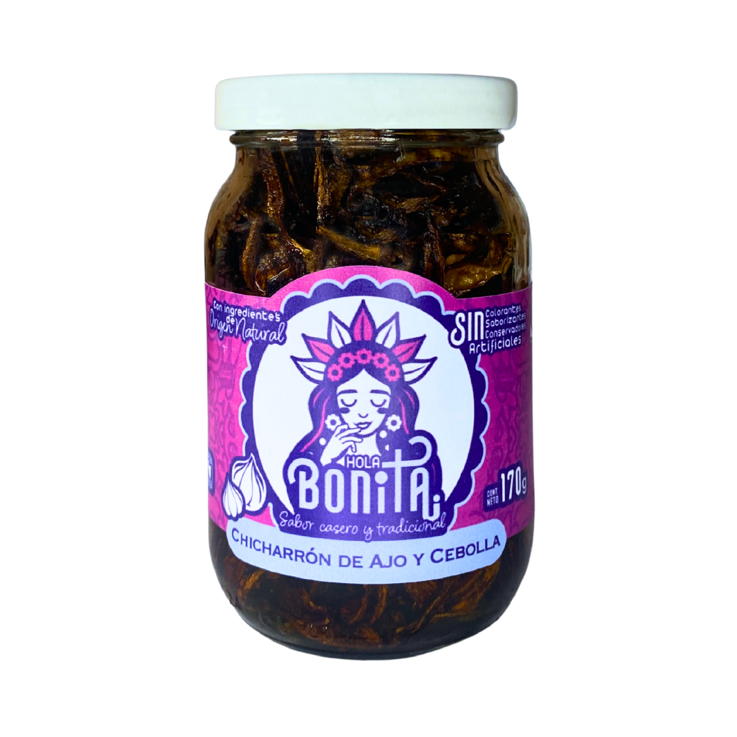 Chicharrón de Ajo y Cebolla