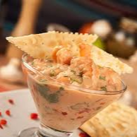 Combo Ceviche Camarones Pequeño + Bebida