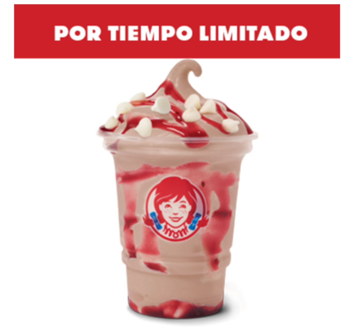 Grande Frosty de Fresas con Crema Chocolate