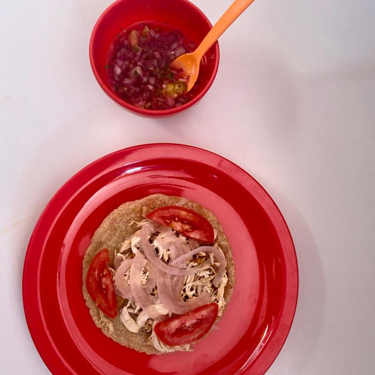 Salbute de pavo asado