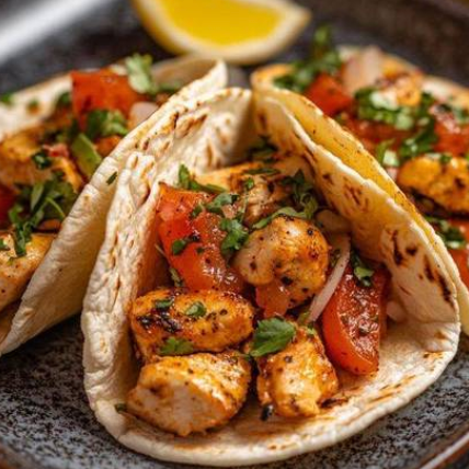 Tacos de Pollo en Tortilla Taquera (Orden 3 Pzas)