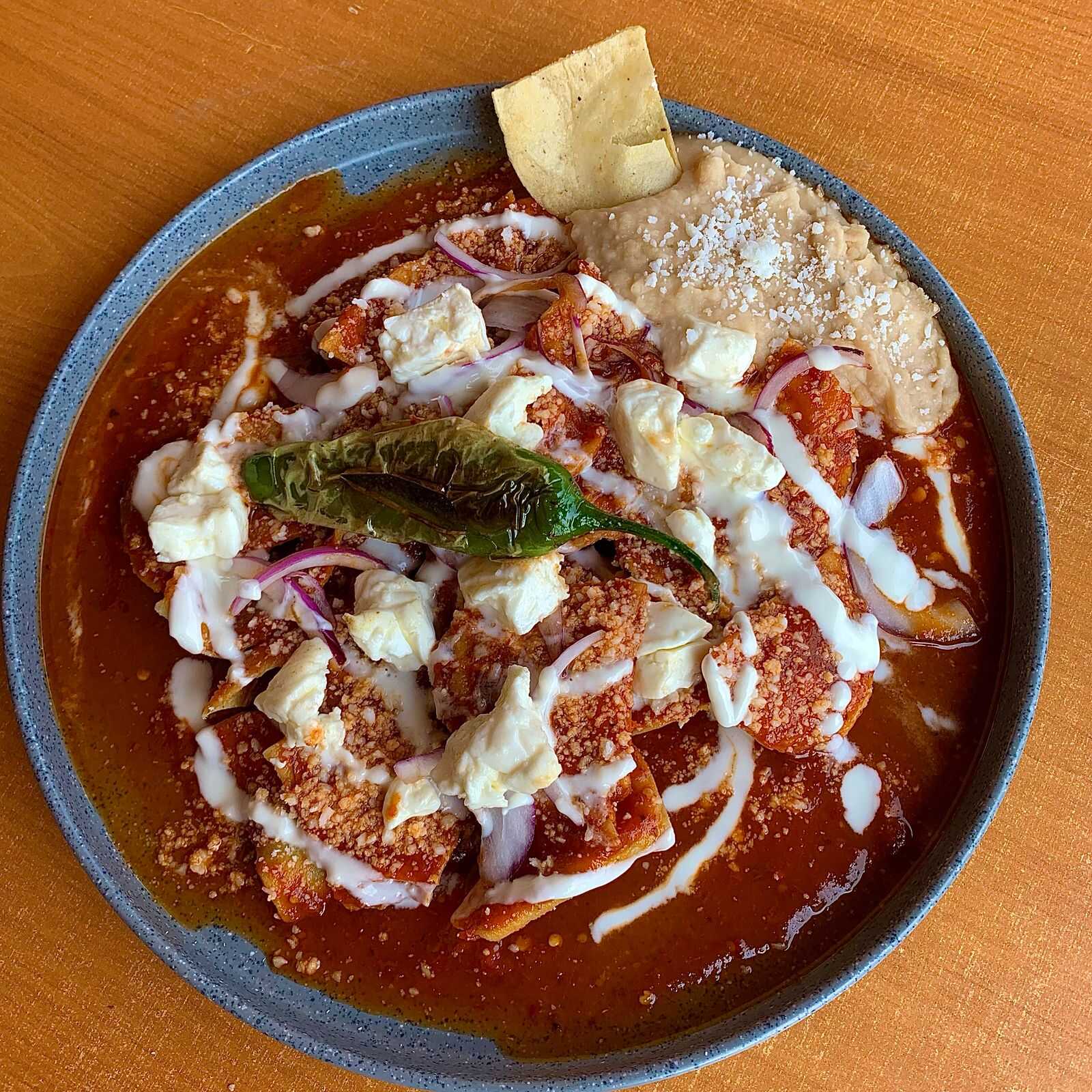 Chilaquiles Crema Chipotle