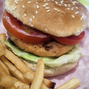 Hamburguesa de Salmón