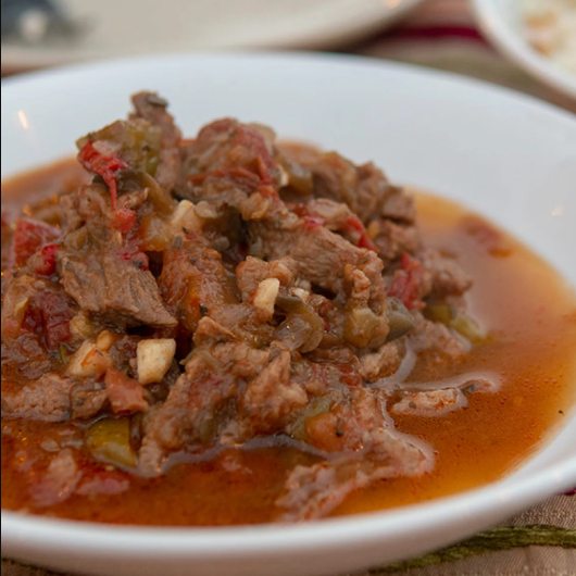 Platillo de Bistec a la Mexicana