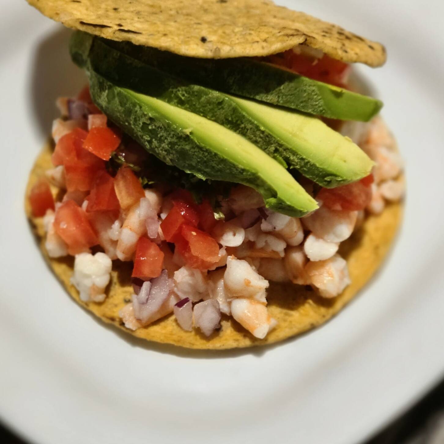 Tostada de Camarón
