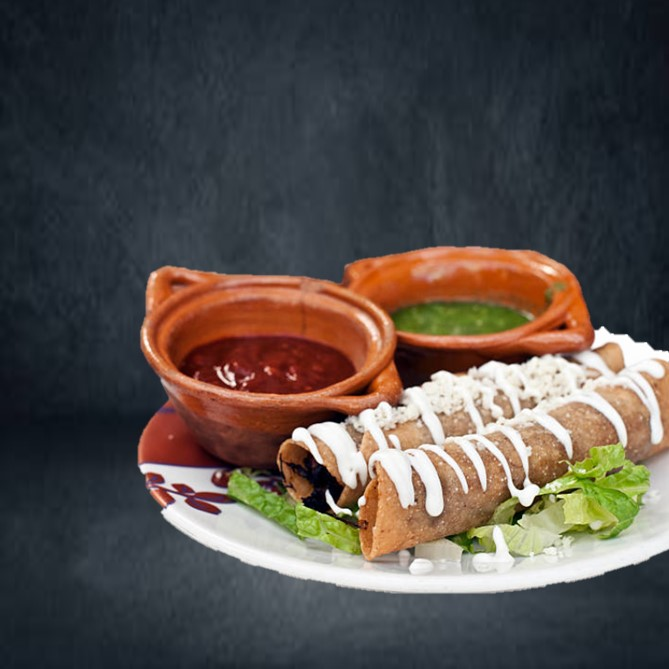 Flautas de Pollo