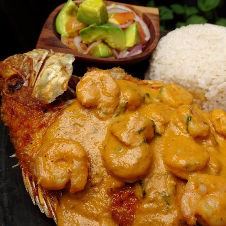 Mojarra en Salsa de Camron