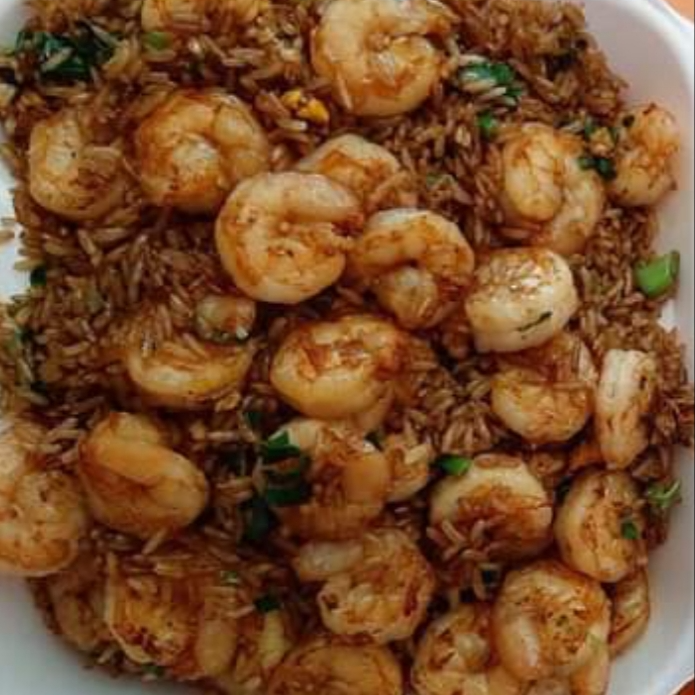Camarones con Arroz