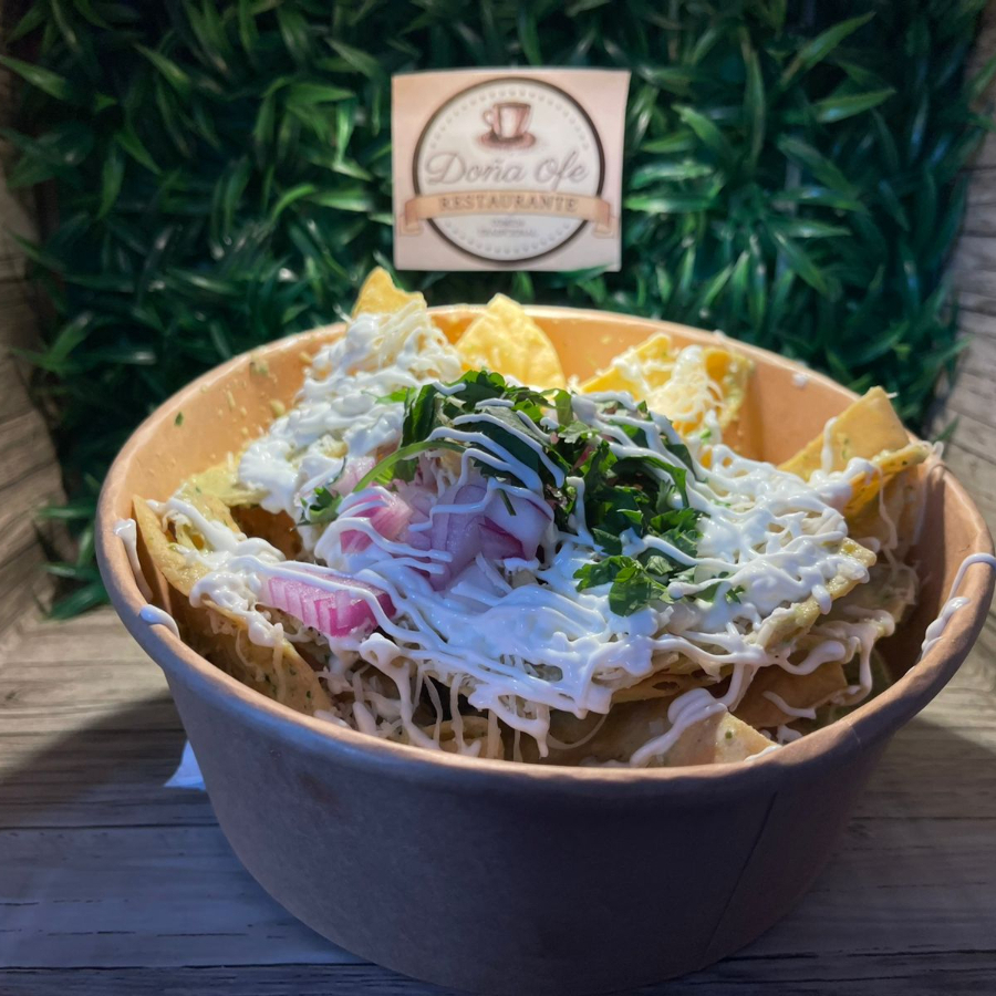 Combo Chilaquiles Suizos y Refresco