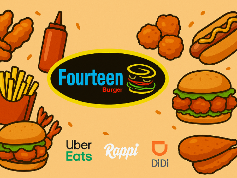 Fourteen burger