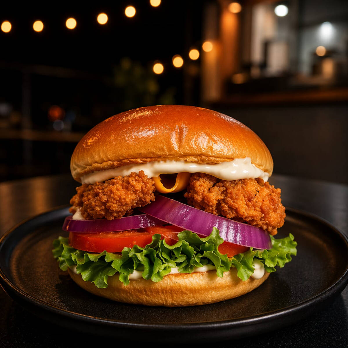 Hamburguesa Chicken tender