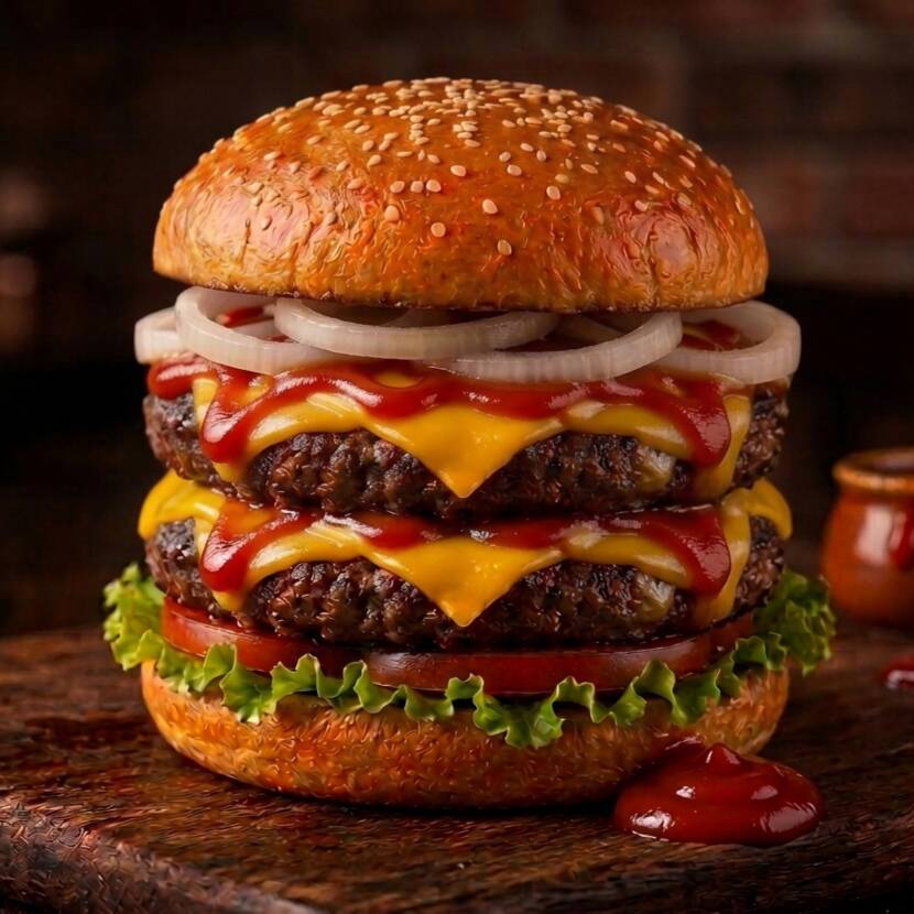 BURGER DOBLE AMERICANA