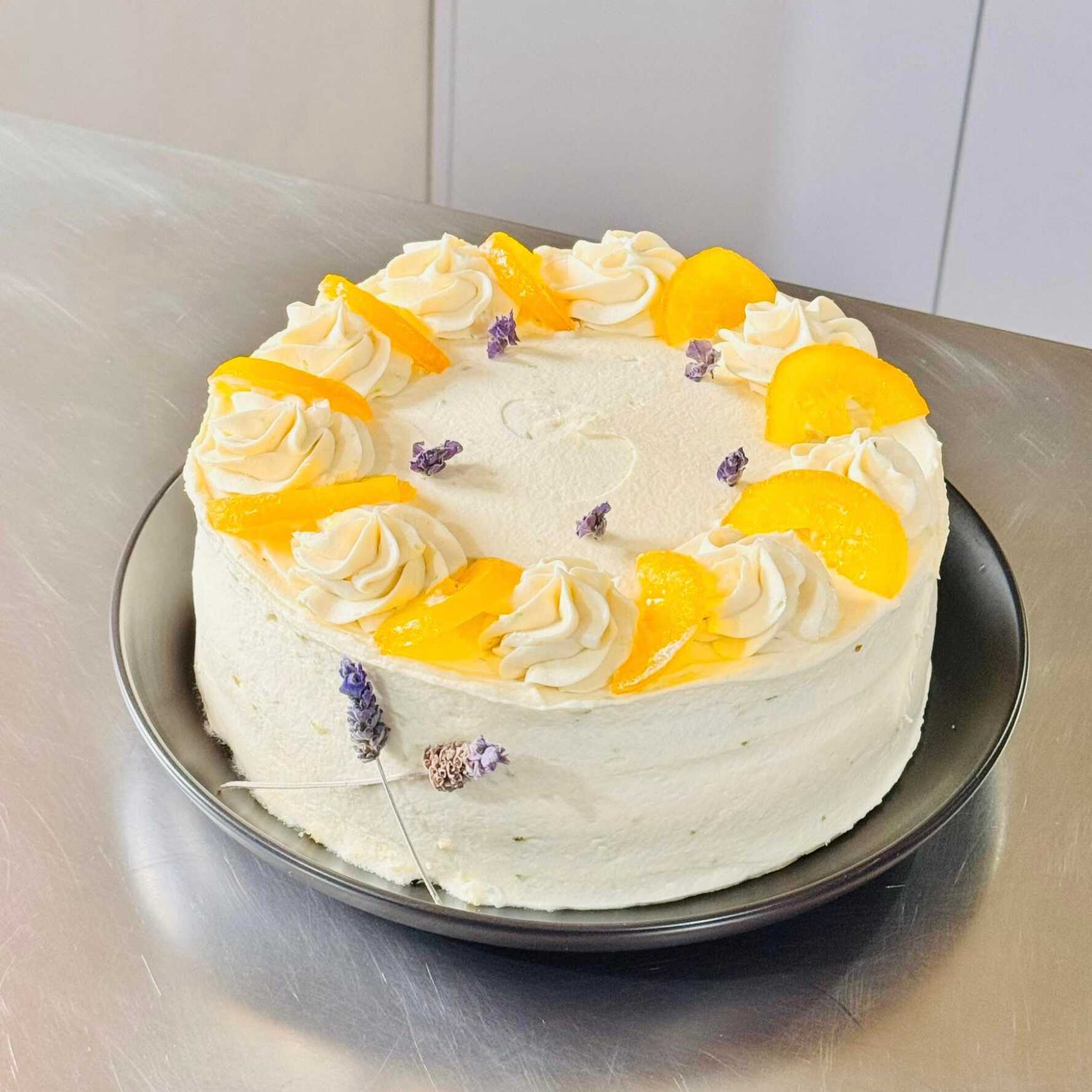 Pastel De Limon Con Frambuesa Ultra 6 Personas