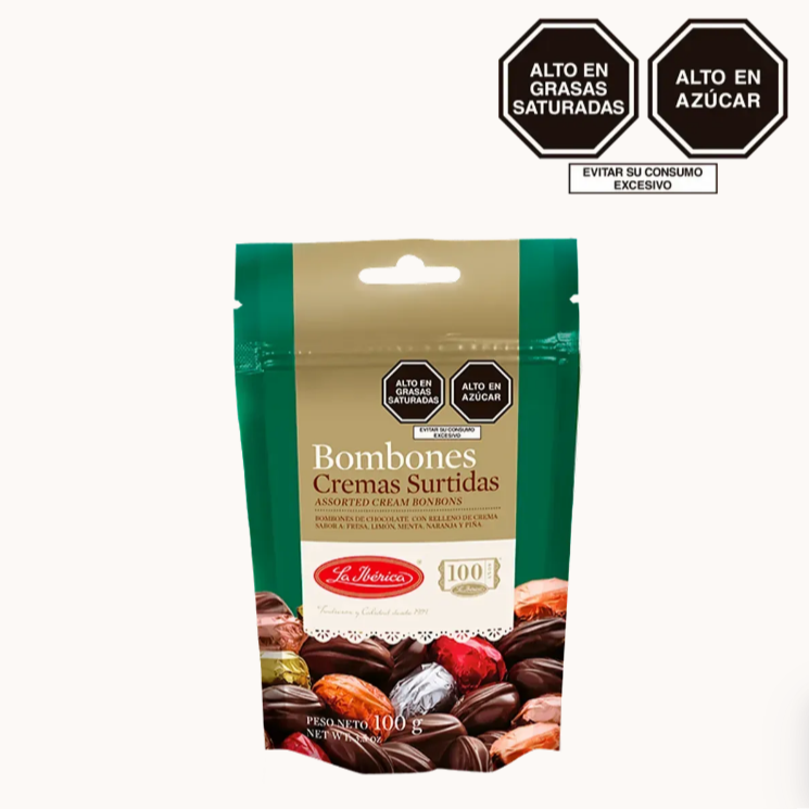 Bombones Cremas Surtidas 100 g