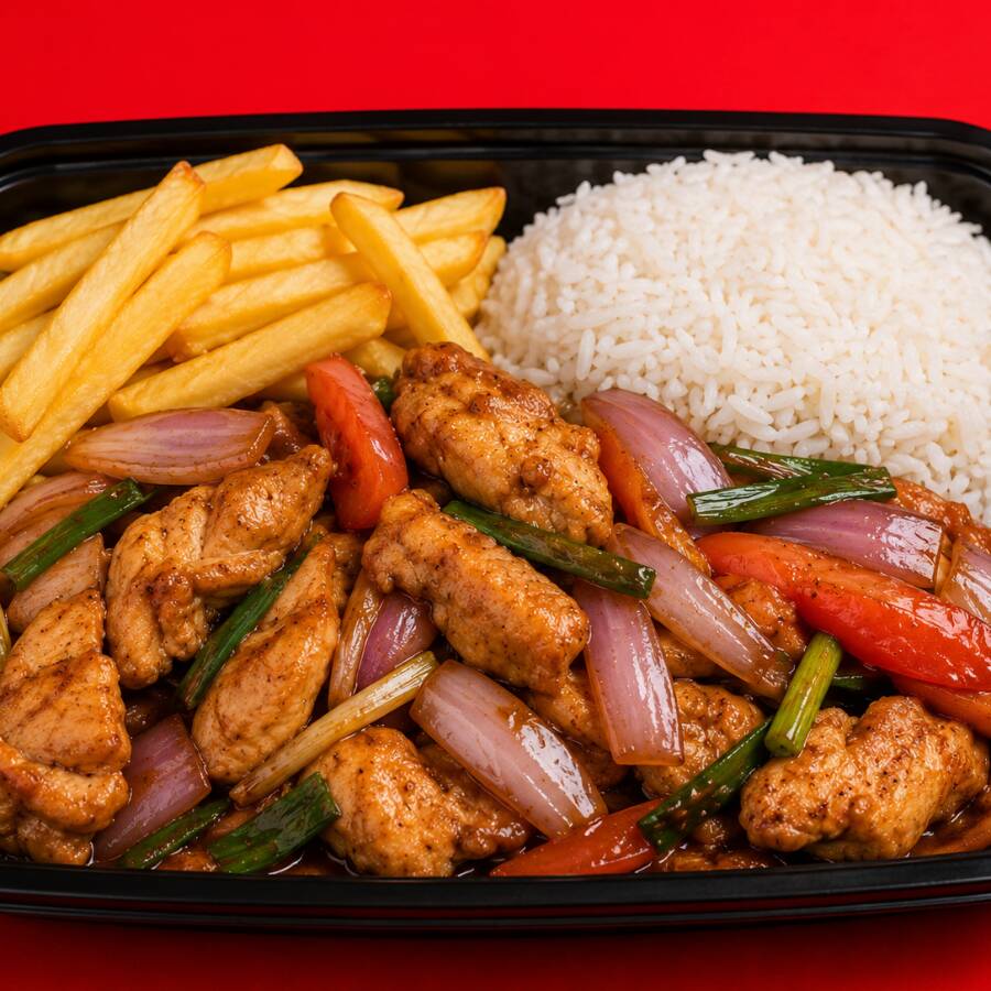 Saltado de Pollo