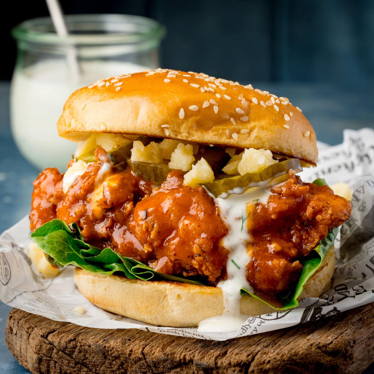 Chiken Bufalo Burger