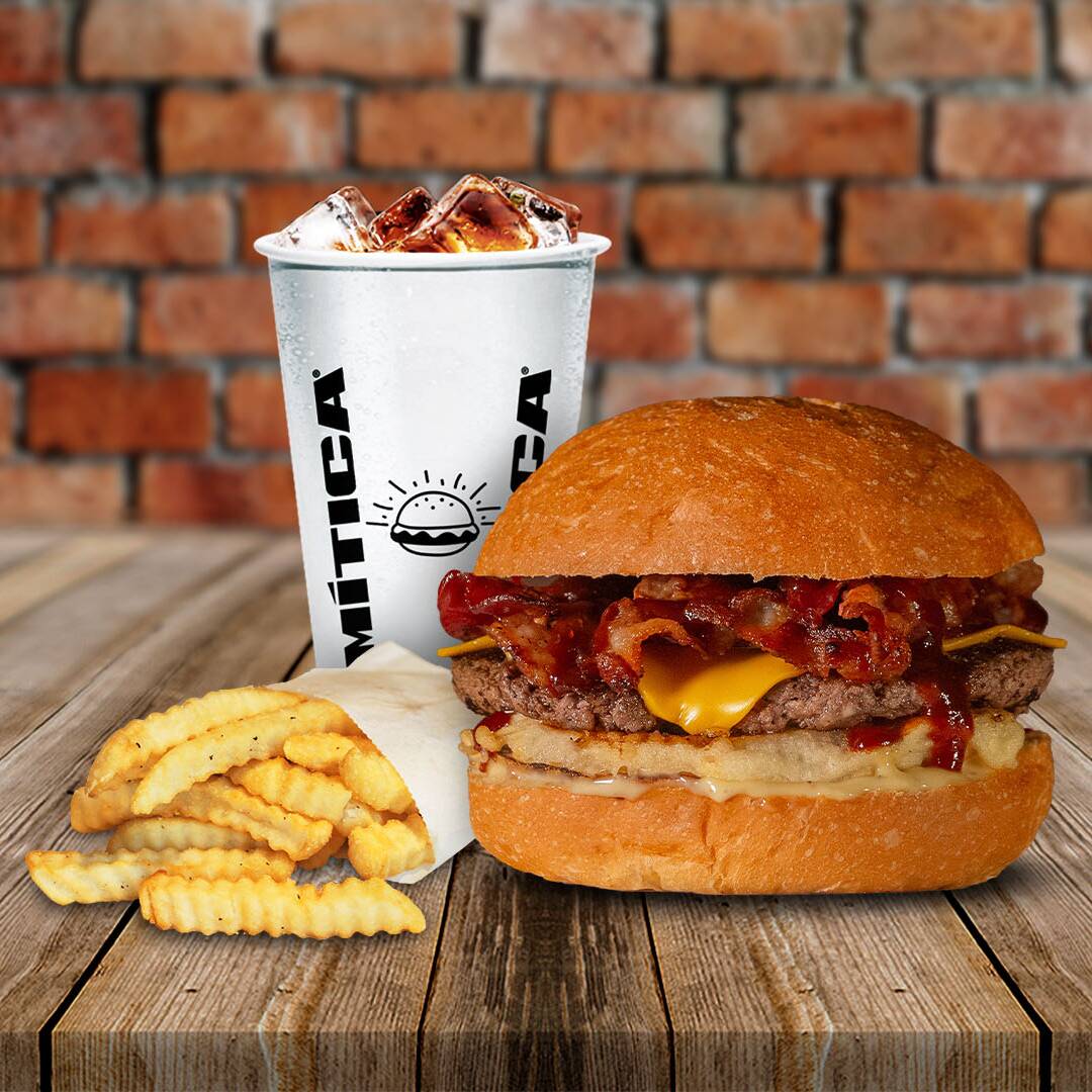 Vaquero Burger Combo Grande