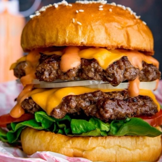 Hamburguesa Doble torta