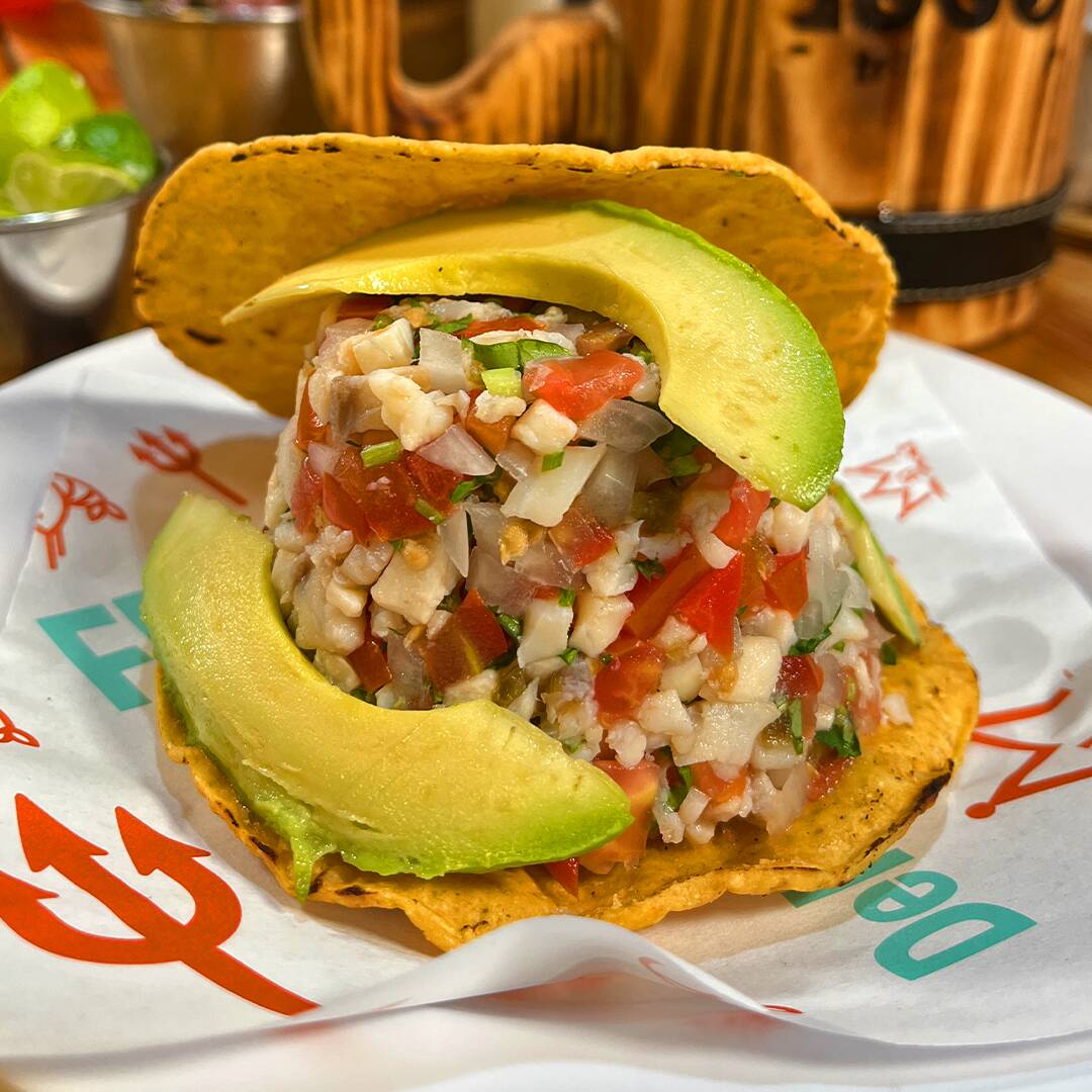 Tostada Tradiconal Ceviche