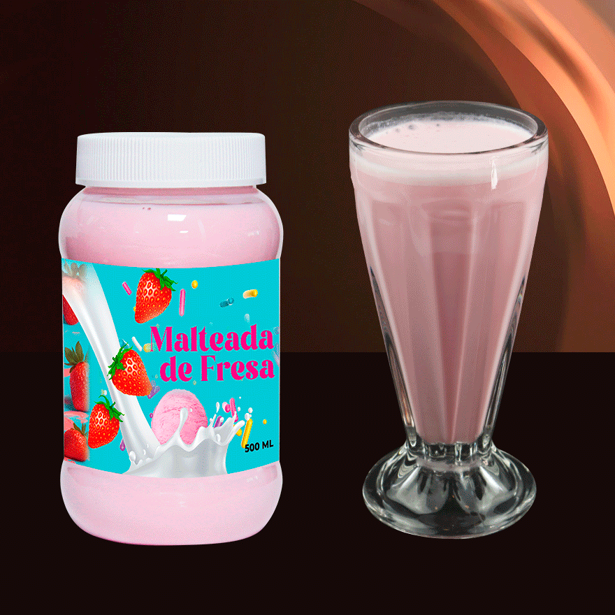 Malteada De Fresa 500 ml