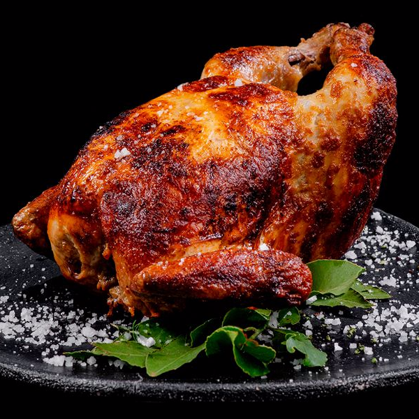 1/2 POLLO ROSTIZADO/C SALSA Y TORTILLAS