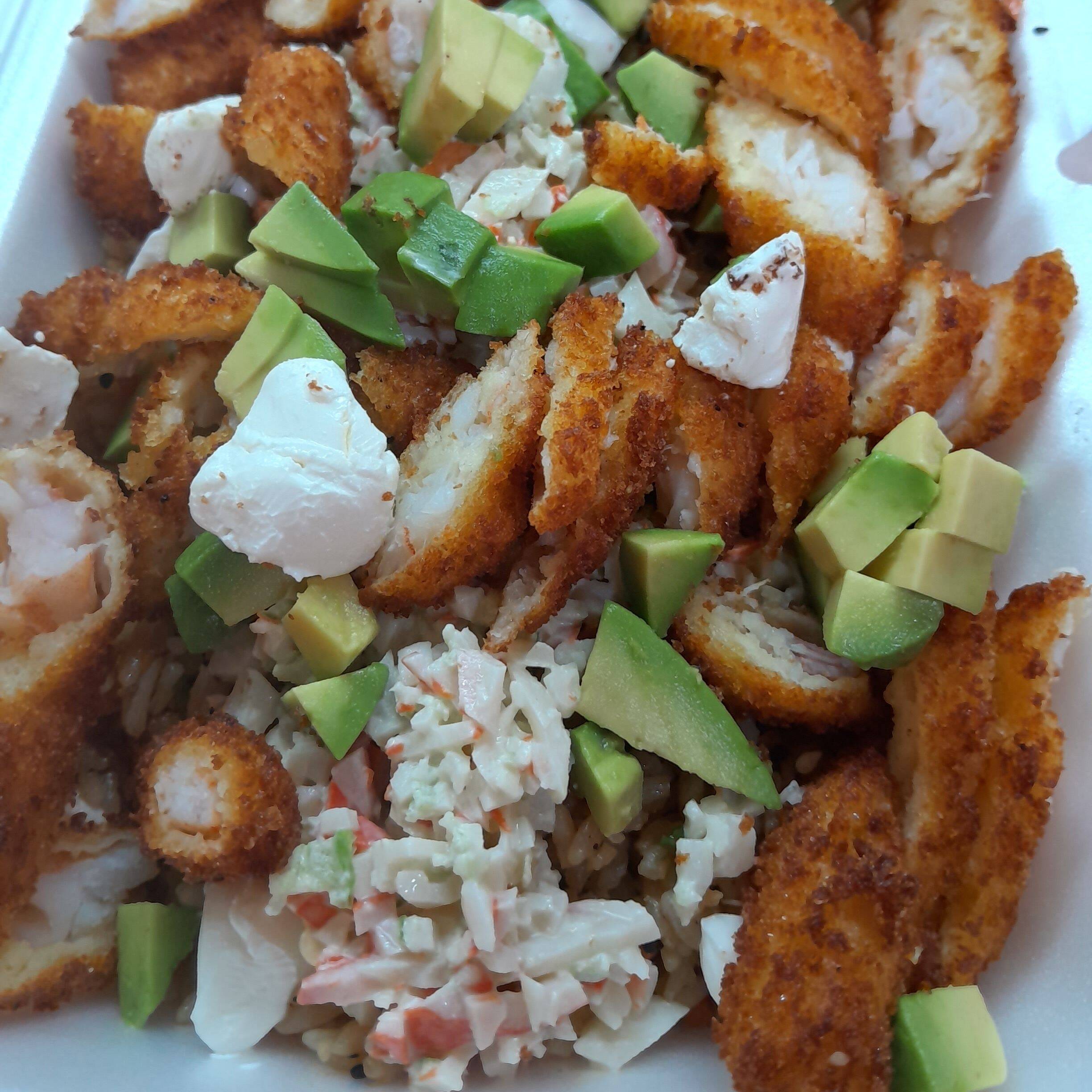 Yakimeshi volcano crunchy