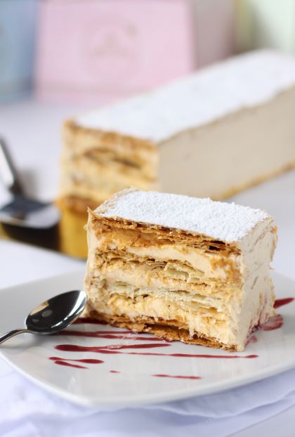Porción de Milhoja Chantilly