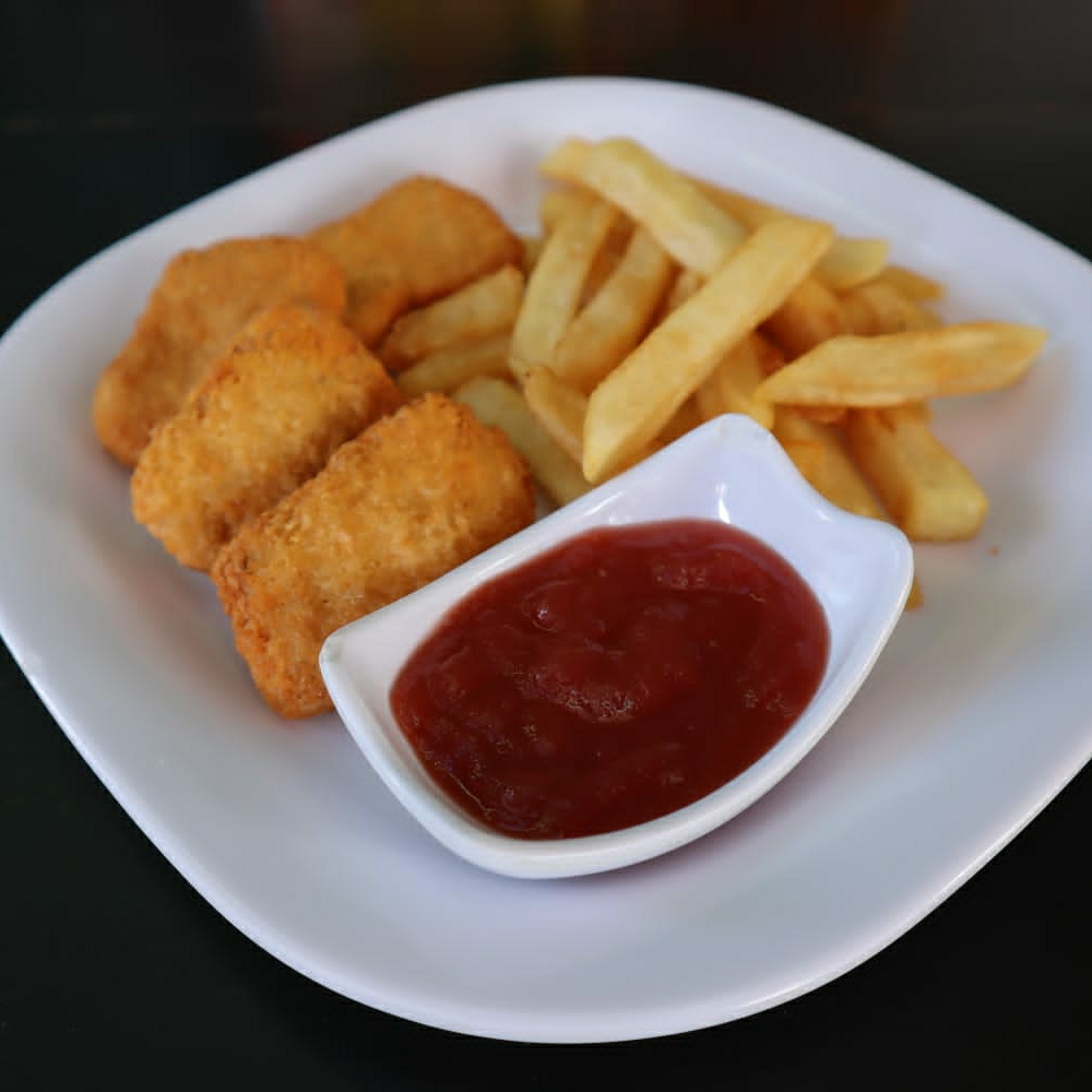 Nuggets con Papas