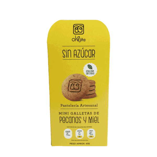 Galletas Pecanas y Miel Minis Paquete con 12 Uds
