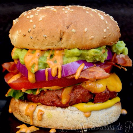 Combo Hamburguesa Mexicana