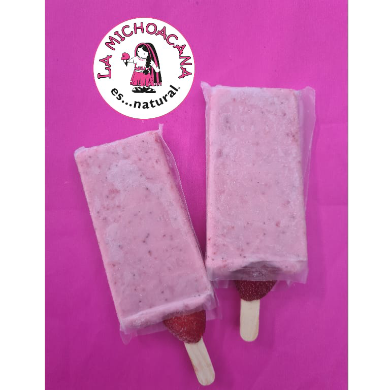 Fresa de Leche (paleta de Crema)