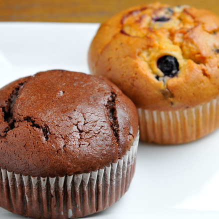 Muffin de Vainilla con Chispas