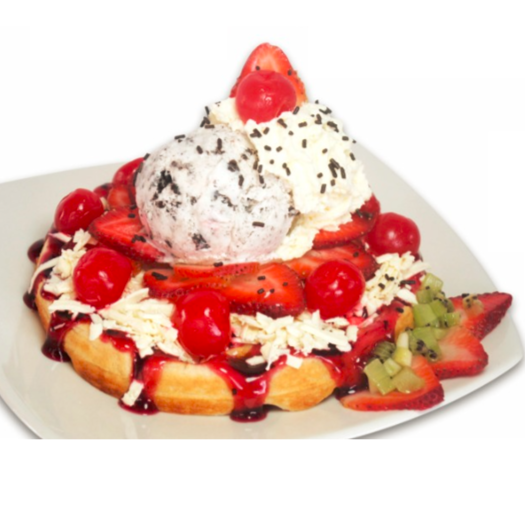 Wafle de Frutos Rojos