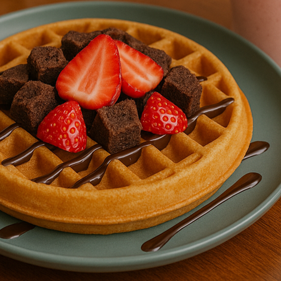 Waffle Chocobrownie