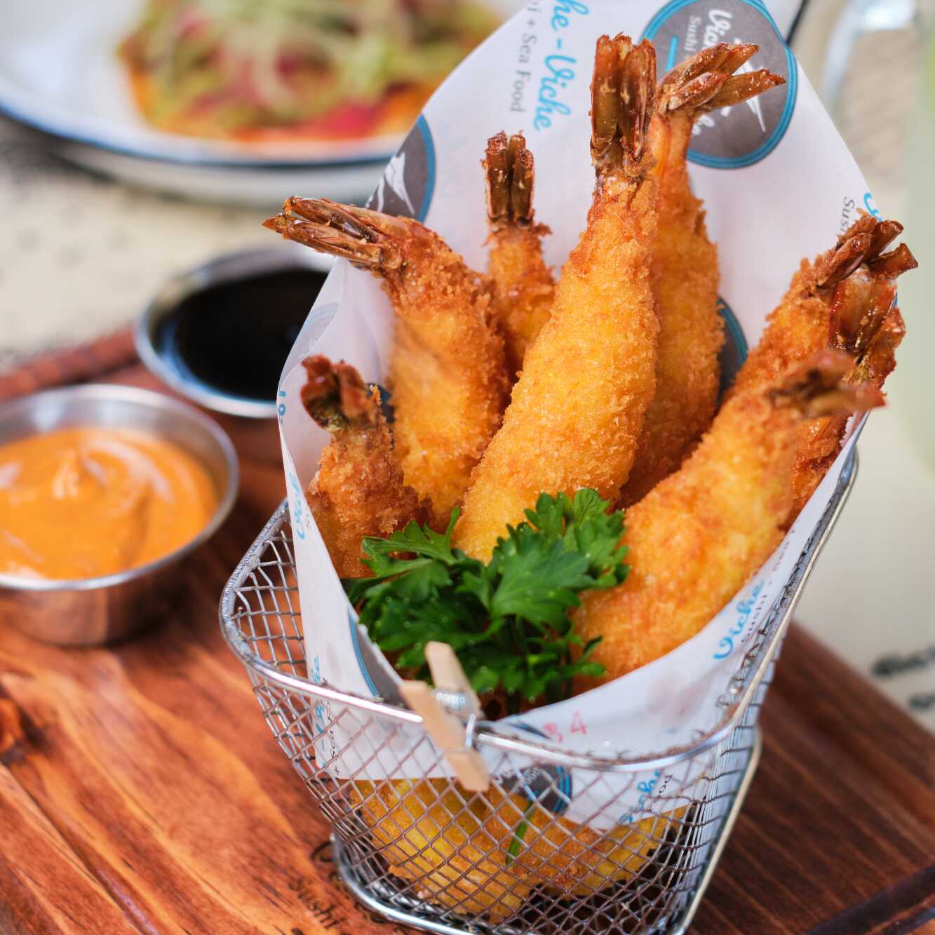 Camarones tempura
