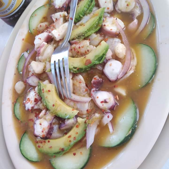 Aguachile Camarón Pulpo Callo Almeja