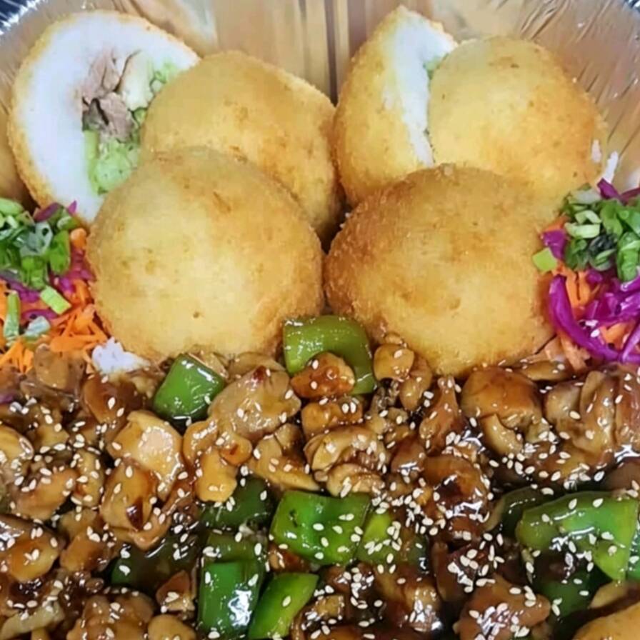 Charola Sushi bolas