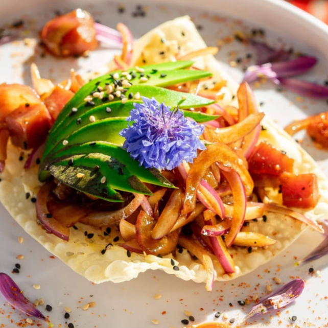 Tostada de atún