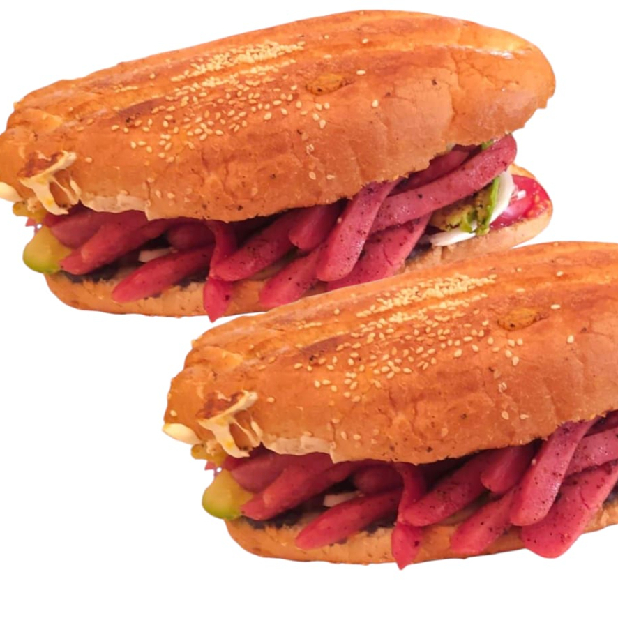 COMBO 2 TORTAS GIGANTES DE SALCHICHA+ 1 CHICA