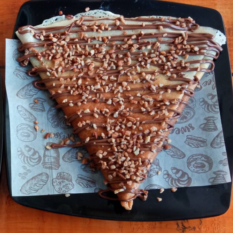 Crepa cajeta nuez