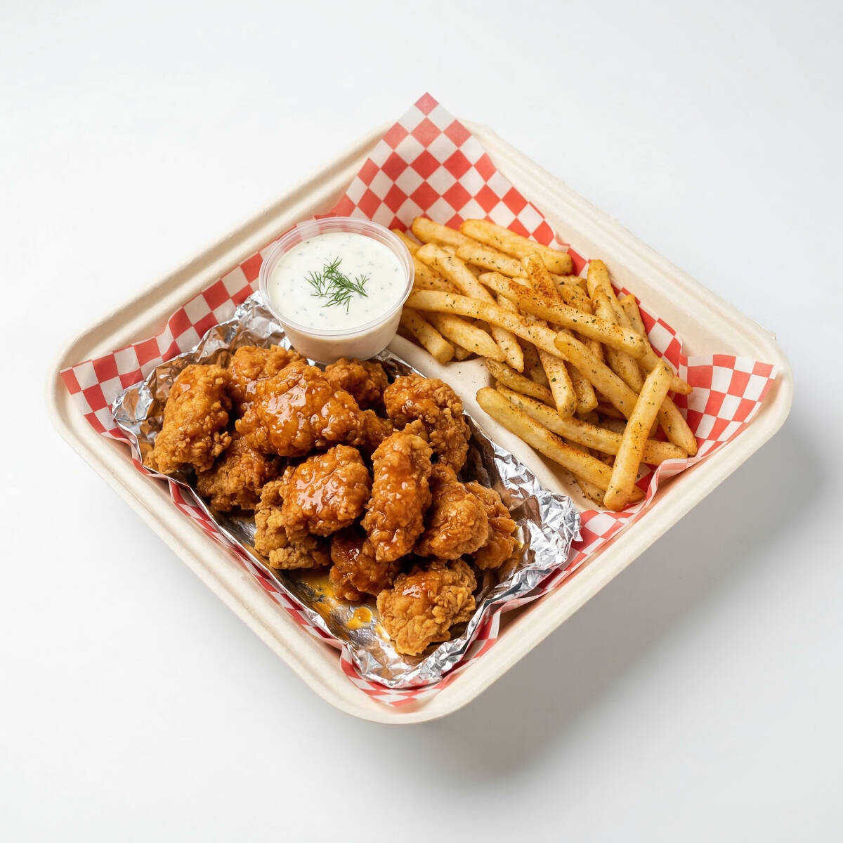 Boneless Individual (250 g) + Papas o Aros