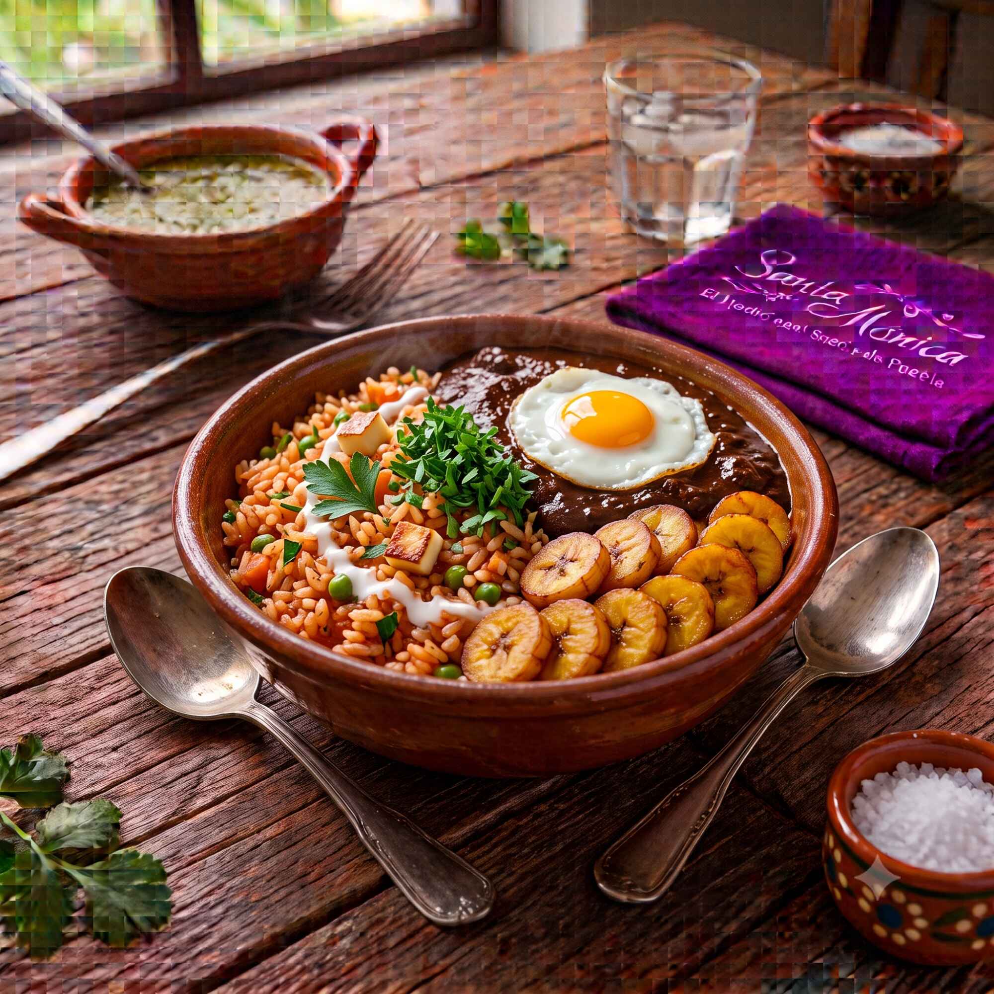 Arroz Rojo Al Perejil