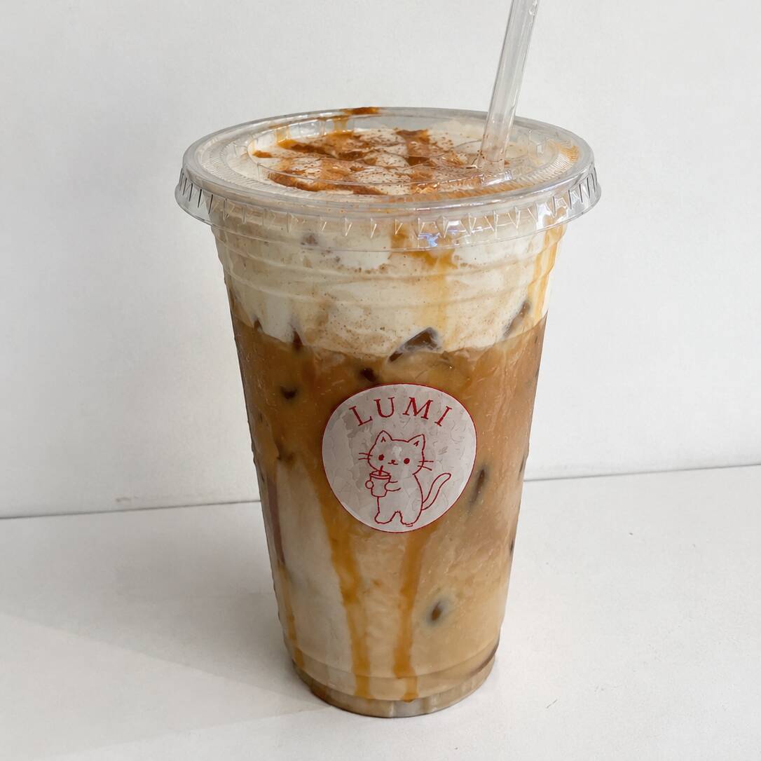 16OZ Ice Caramel,macchiato (cold Foam)