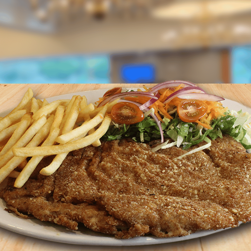 Milanesa de res del abuelo
