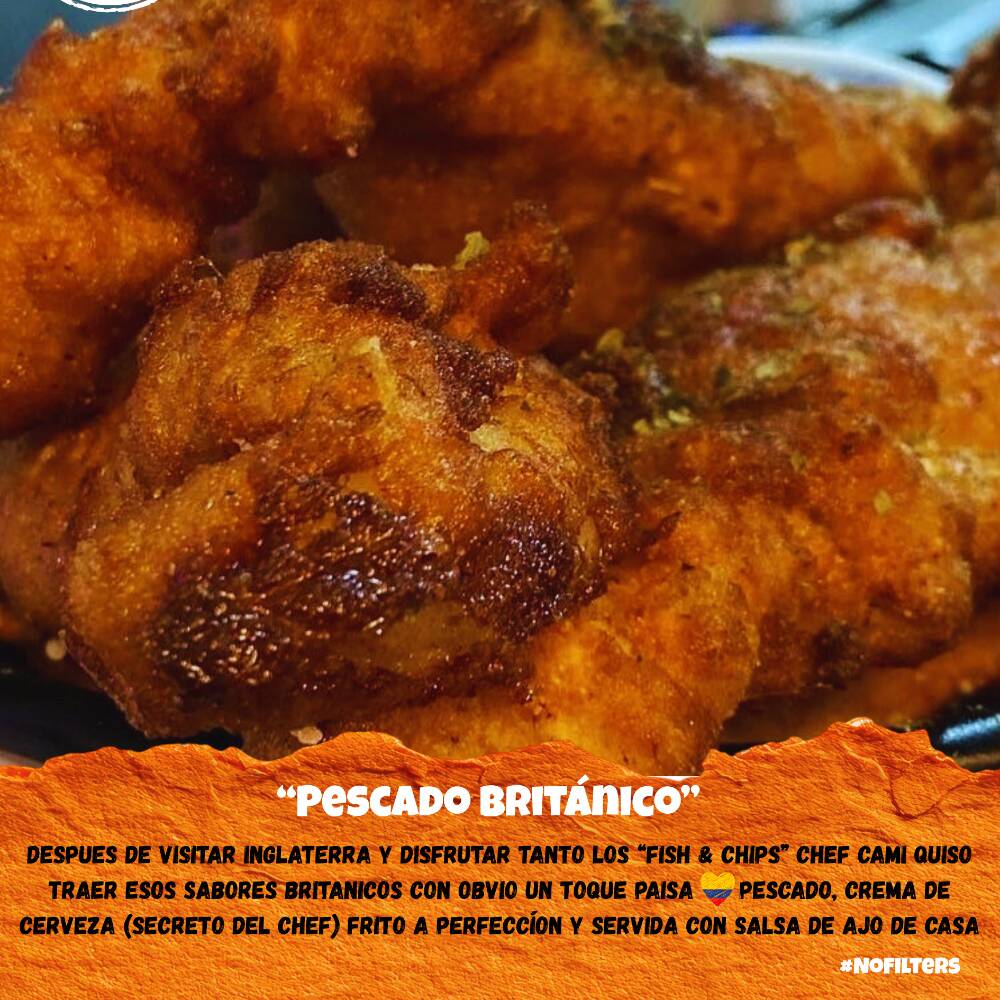Pescado Britanico “Familiar” (X10) + 4 Salsas
