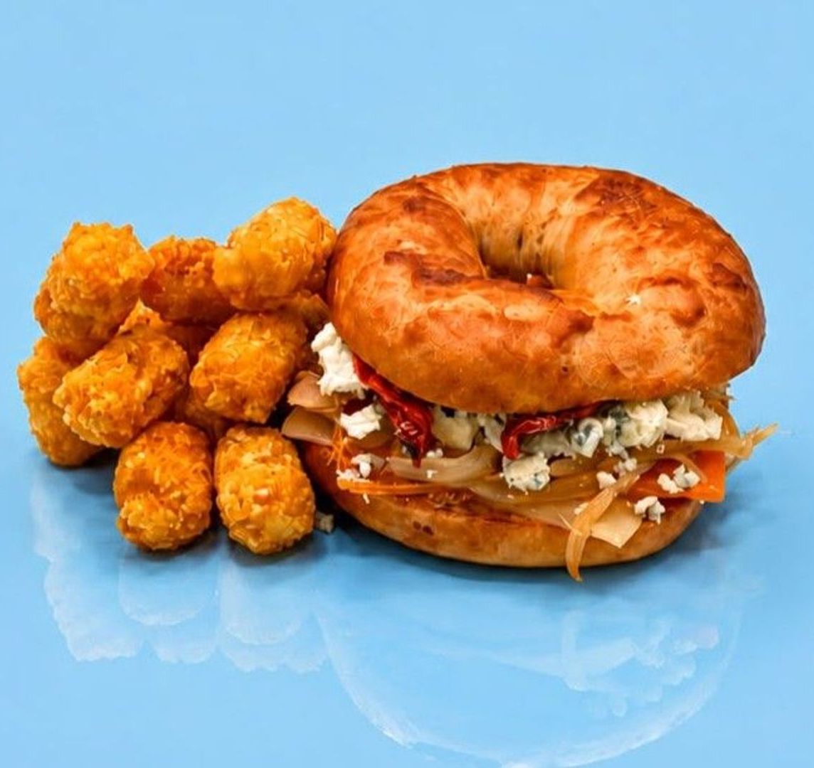Cheesus Christ Bagel