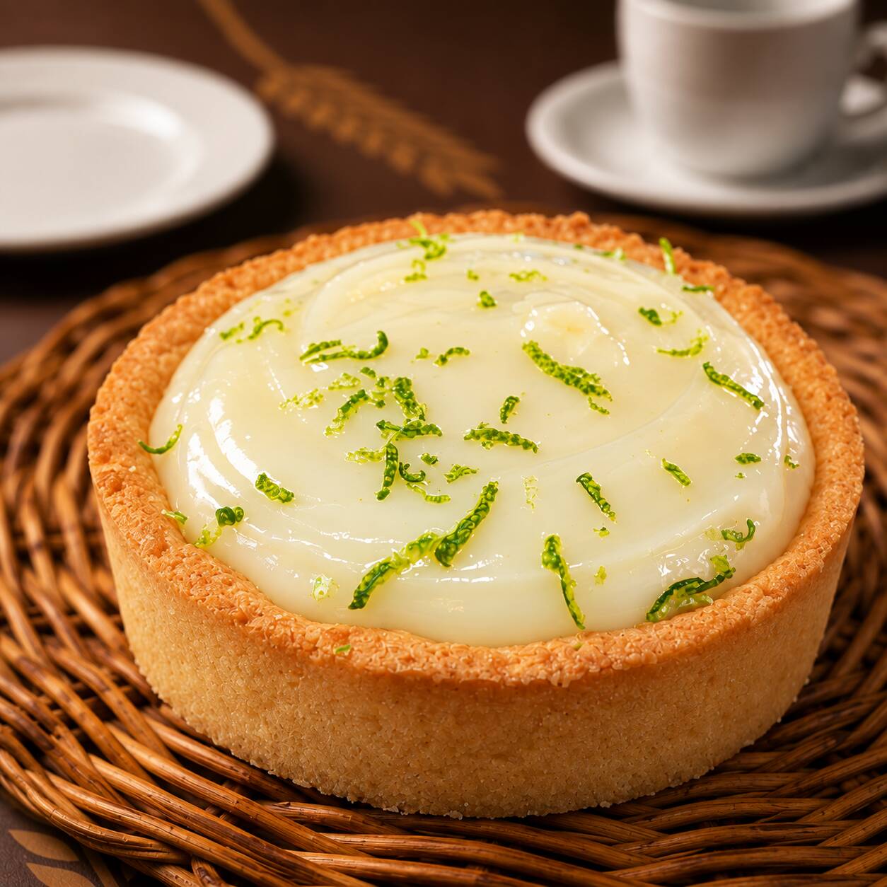Massa crocante com recheio cremoso de cremme e um toque cítrico de limão certa. Leve, refrescante e perfeita para quem gosta do equilíbrio entre doce e azedo.