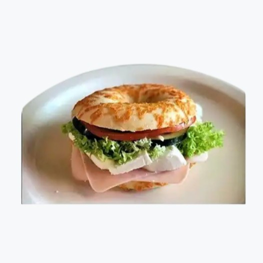 Bagel Pavo y Panela