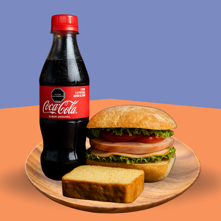 Combo Bebida Fría + Sándwich Gr + Torta
