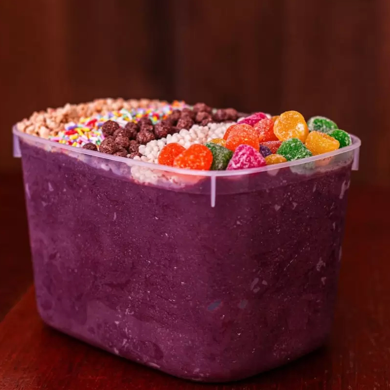 Açaí batido exclusivo do Marujo, peça do seu jeito.